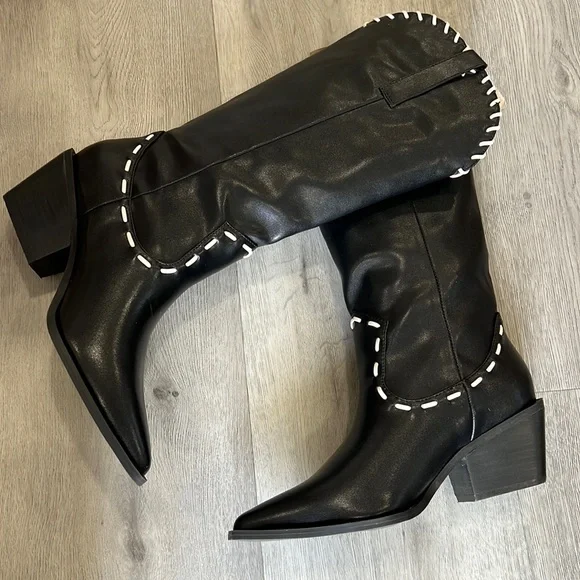 Billini Yanet Black Boots tall - Picture 1 of 11